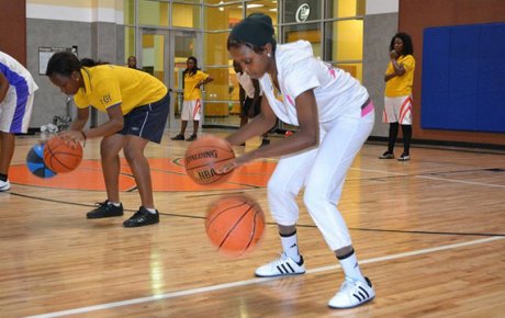 DRC basketball visitors experienced an intense clinic in Rockville, MD.