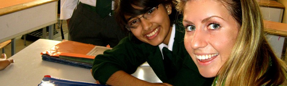 Photo of woman and student