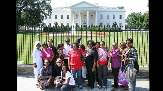 The 2010 African Women's Entrepreneurship Program women visit the White House.