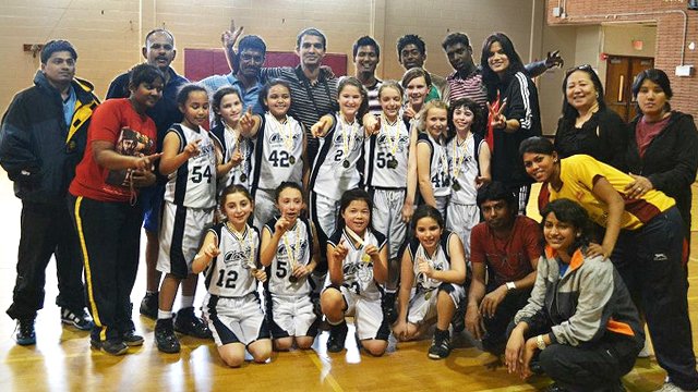 The Indian coaches helped The Classics, a girls basketball team from Washington, D.C., win their championship game.