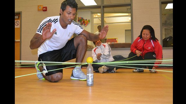 The Indian basketball coaches participated in team-building workshops in Washington, D.C.