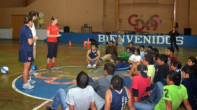 The Sports Envoys tell their stories about working hard to get to the top of their game.