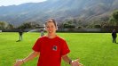Amanda Cromwell speaks on the importance of both teamwork and hard work after a soccer practice in Argentina.