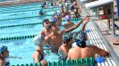 Tunisian swimmers prepare for a practice.