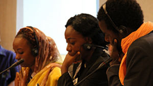 Joannie Bewa attended the IVLP “Young African Leaders” program with 19 of her colleagues from across Africa.