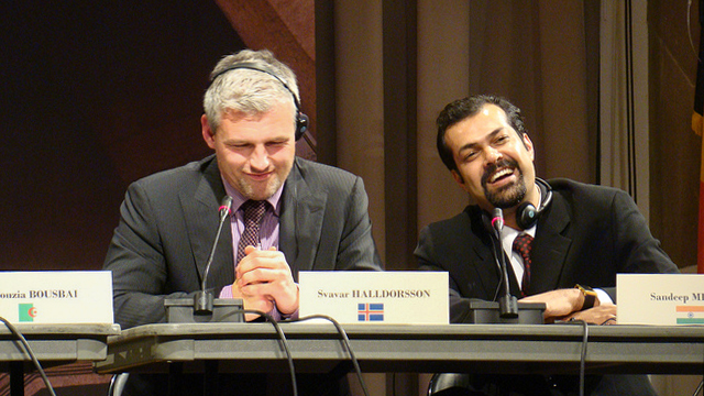 Edward R. Murrow-  Cooper Union Panel: Svavar Halldorsson of Iceland and Mishra Sandeep of India share their experiences on a Edward R. Murrow panel in New York, NY.