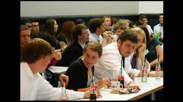 Berlin Day, May 27, 2011, American students at a panel discussion with Members of the Bundestag and the U.S. Ambassador.