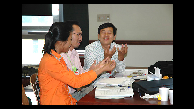 Participants in a two-day “Teaching English to Young Learners” workshop given by English Language Specialists at the U.S. Embassy in Phnom Penh, Cambodia.