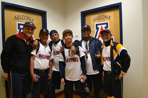 The sports visitors take a tour of the University of Arizona during which they learned about the life a of student athlete in the U.S