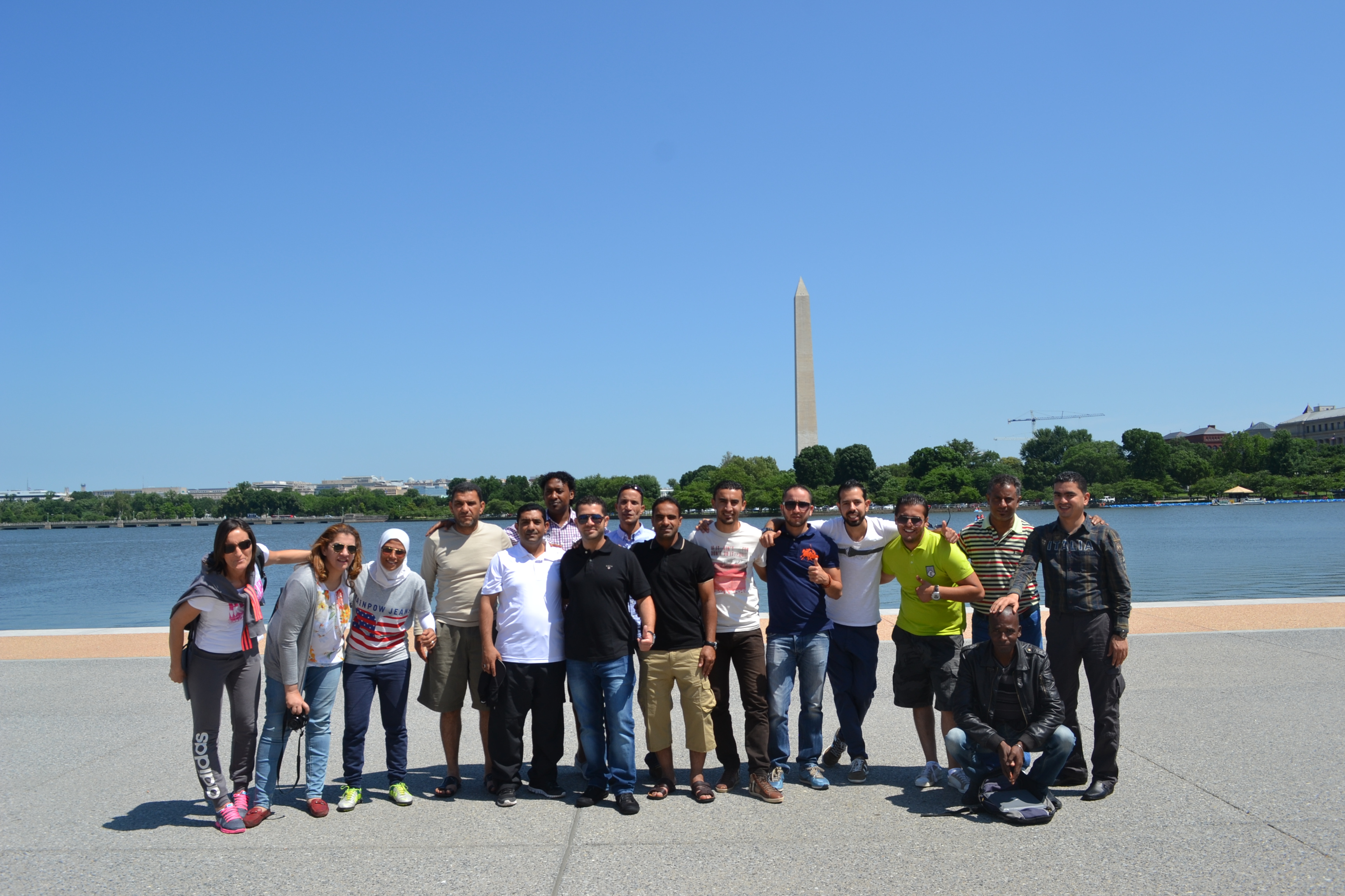 The group went on a DC tour visiting the famous landmarks including the Washington Monument while learning about the history of the nation’s capital.