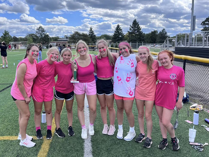 Mara playing Powder Puff