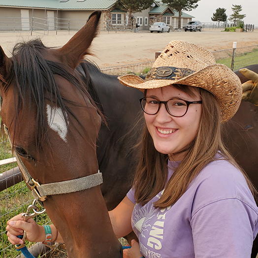 pauline barmettler with horse