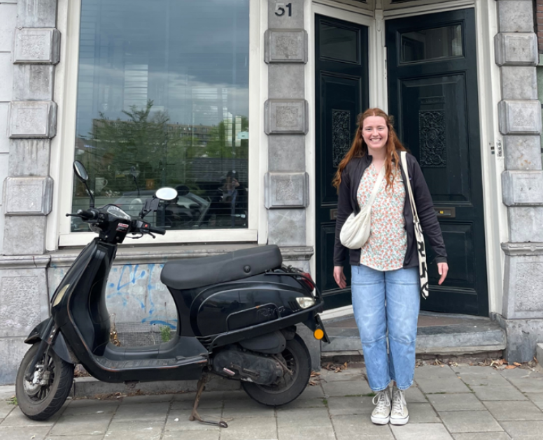 Phoebe visits her great-grandfather's bakery in Germany.
