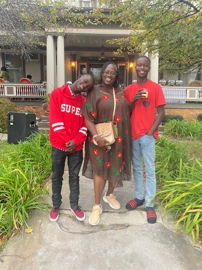 Samuel, Audrey and Rasheed