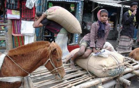 Market scene in Kurigram, North Bengal