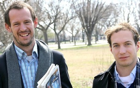 Gareth Parker and Will Emmett of Australia in Washington, DC during their IVLP.