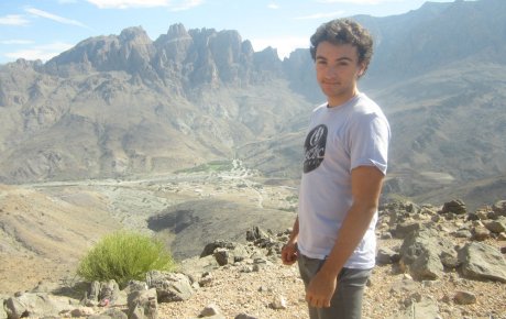 Dylan Hoey in Oman 