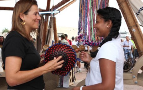 Photo of two WEAmericas Participants