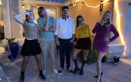 tabea with scooby doo squad
