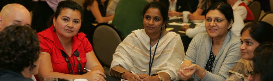 Group of teachers in discussion