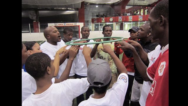 The coaches took part in a customized team-building workshop to strengthen bonds on and off the field.