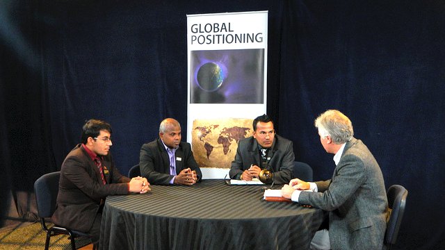 Edward R. Murrow 2011 - SCA Global Positioning:  Participants take part in an interview for the program Global Positioning in Bozeman, MT.