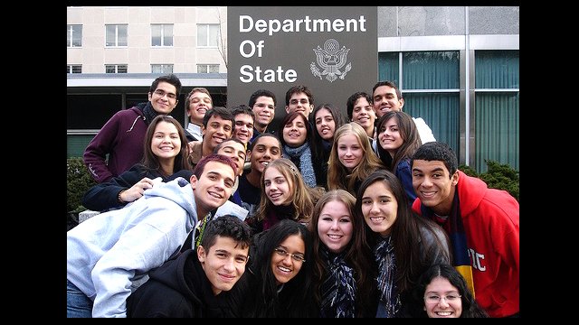 Youth Ambassadors at the U.S. Department of State.