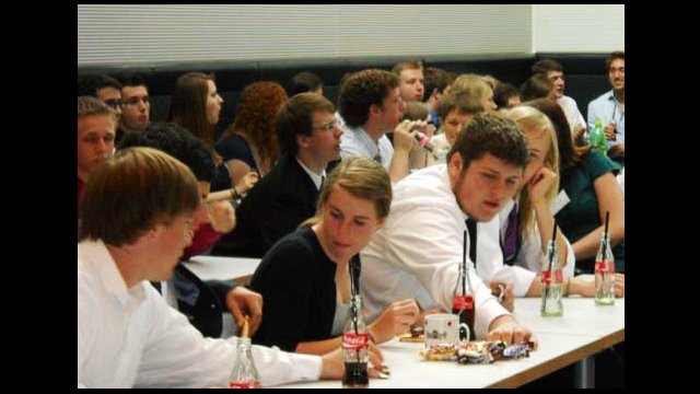 Berlin Day, May 27, 2011, American students at a panel discussion with Members of the Bundestag and the U.S. Ambassador.
