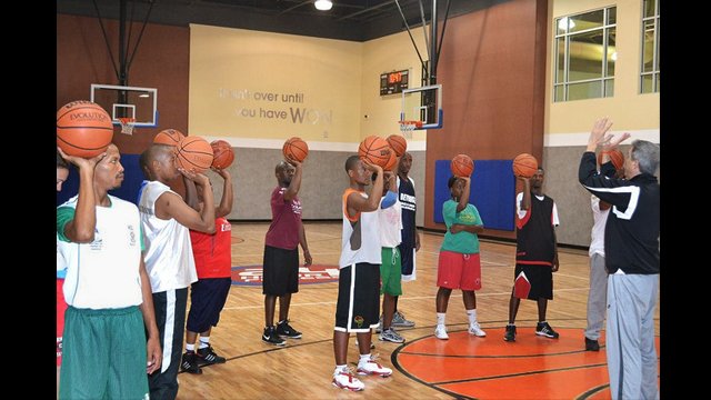 South African coaches participate in a skills and drills session with DC Coach, Stan Brudish.