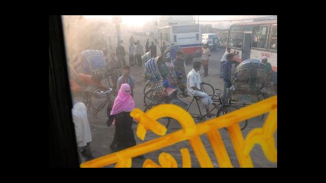 Kala Chandpur, the neighborhood I lived in Dhaka. Rickshaws are the main form of transport in this city of over 15 million. There are over 600,000 of them in use.
