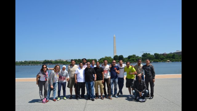 The group went on a DC tour visiting the famous landmarks including the Washington Monument while learning about the history of the nation’s capital.