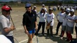 As a member of the State Department’s Council to Empower Women and Girls through Sports, Jessica Mendoza truly engaged in “fieldwork” by leading a softball clinic for teenage girls in Nicaragua. As a member of the State Department’s Council to Empower Women and Girls through Sports, Jessica Mendoza truly engaged in “fieldwork” by leading a softball clinic for teenage girls in Nicaragua.
