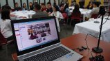Photo of MOOC class and laptop