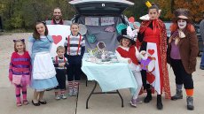 Alexia with her family