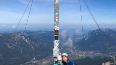 Erin Kim on a mountain peak