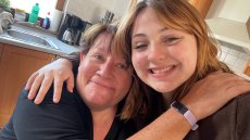 Maddison with host mom