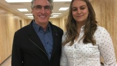 Milica and 2017 North Dakota Governor Doug Burgum