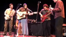 The American Bluegrass band, The Student Loan, performs during their Rhythm Road tour of Asia.