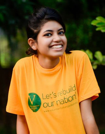 Young woman smiling