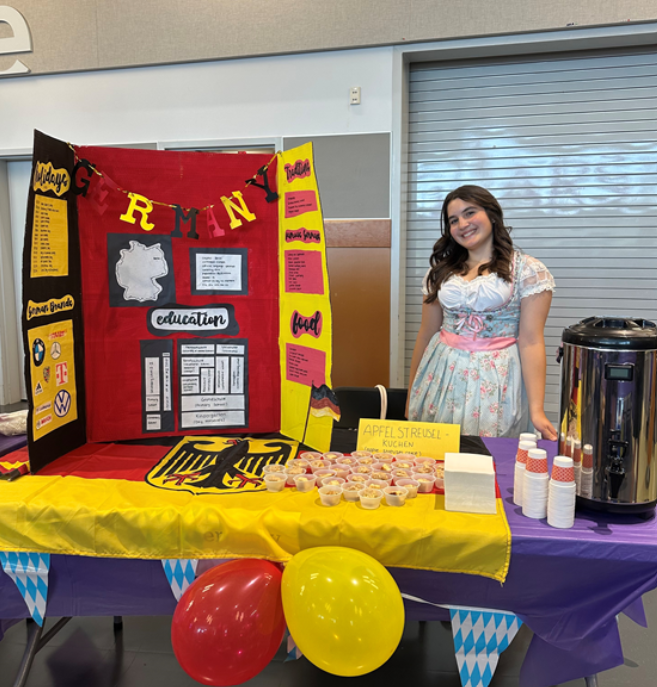 Tuana shares her culture with others at her U.S. high school.